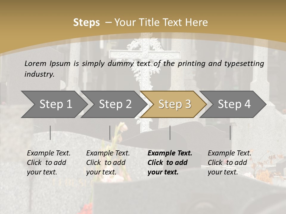 Concession Mortuary Ossuary PowerPoint Template