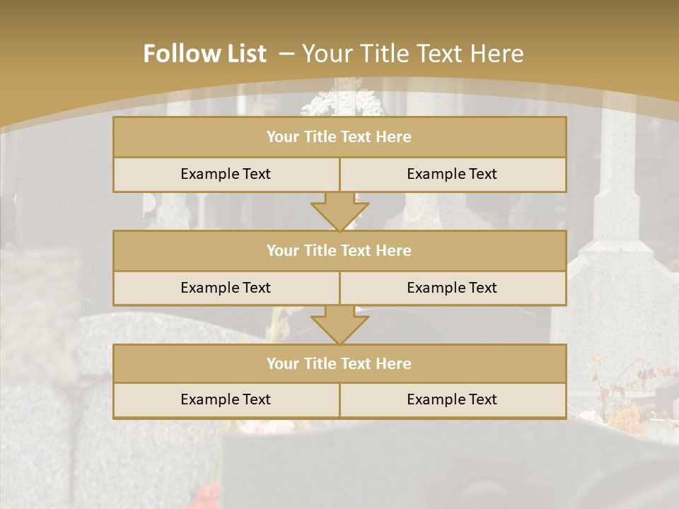 Concession Mortuary Ossuary PowerPoint Template