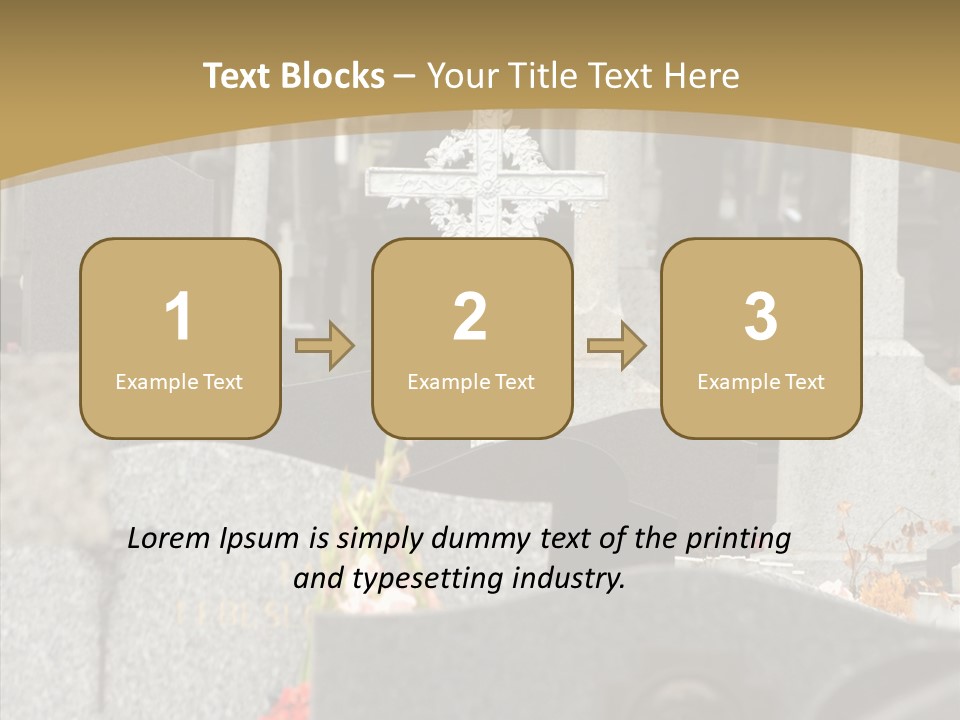 Concession Mortuary Ossuary PowerPoint Template