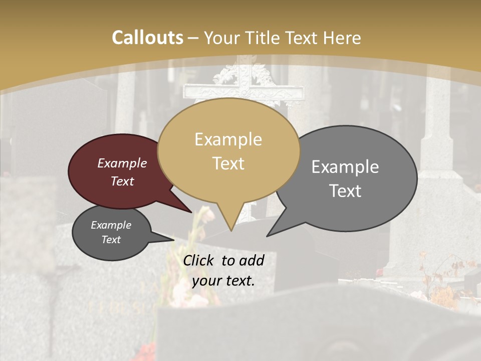 Concession Mortuary Ossuary PowerPoint Template