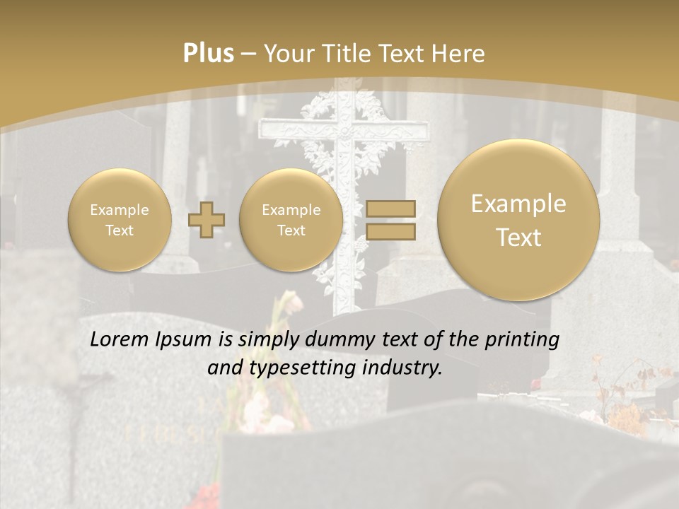 Concession Mortuary Ossuary PowerPoint Template