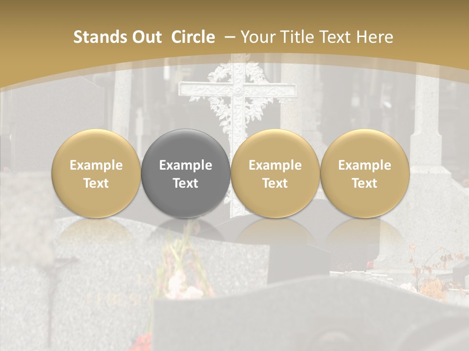 Concession Mortuary Ossuary PowerPoint Template