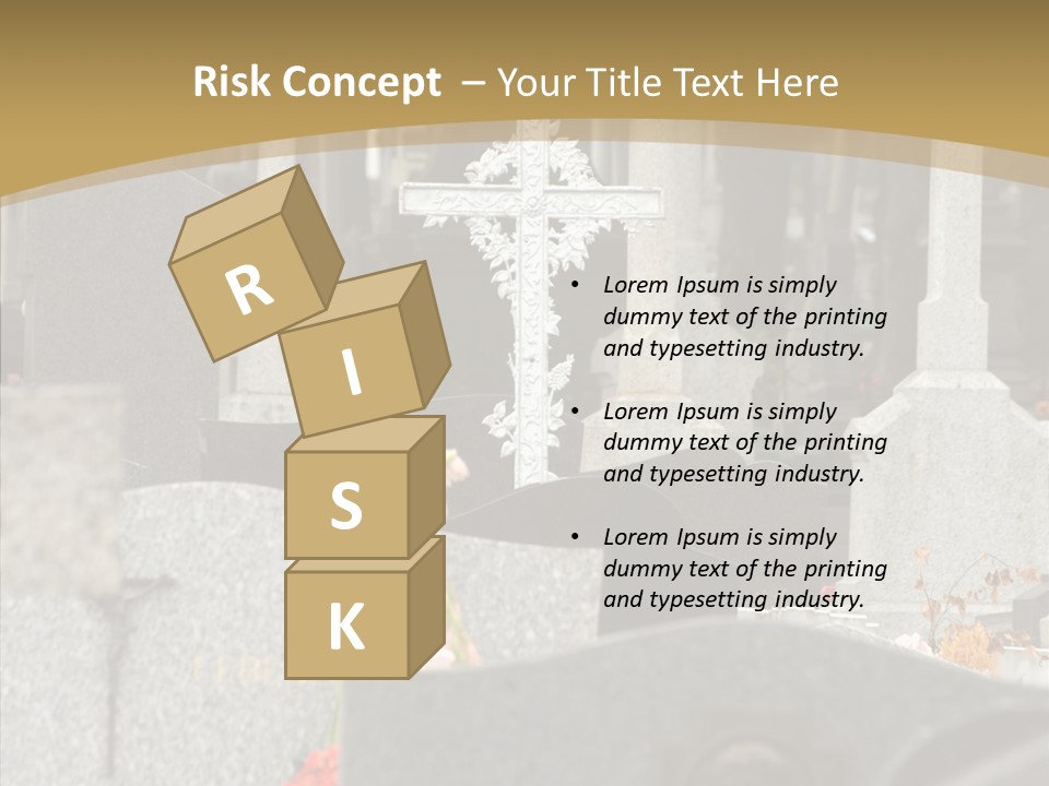 Concession Mortuary Ossuary PowerPoint Template