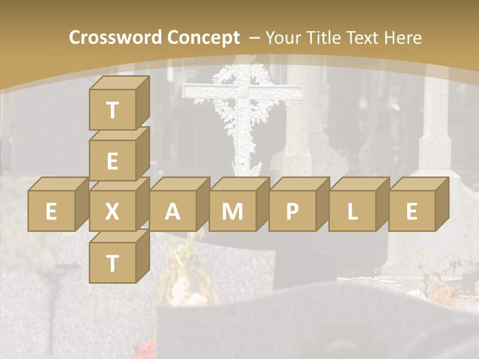 Concession Mortuary Ossuary PowerPoint Template