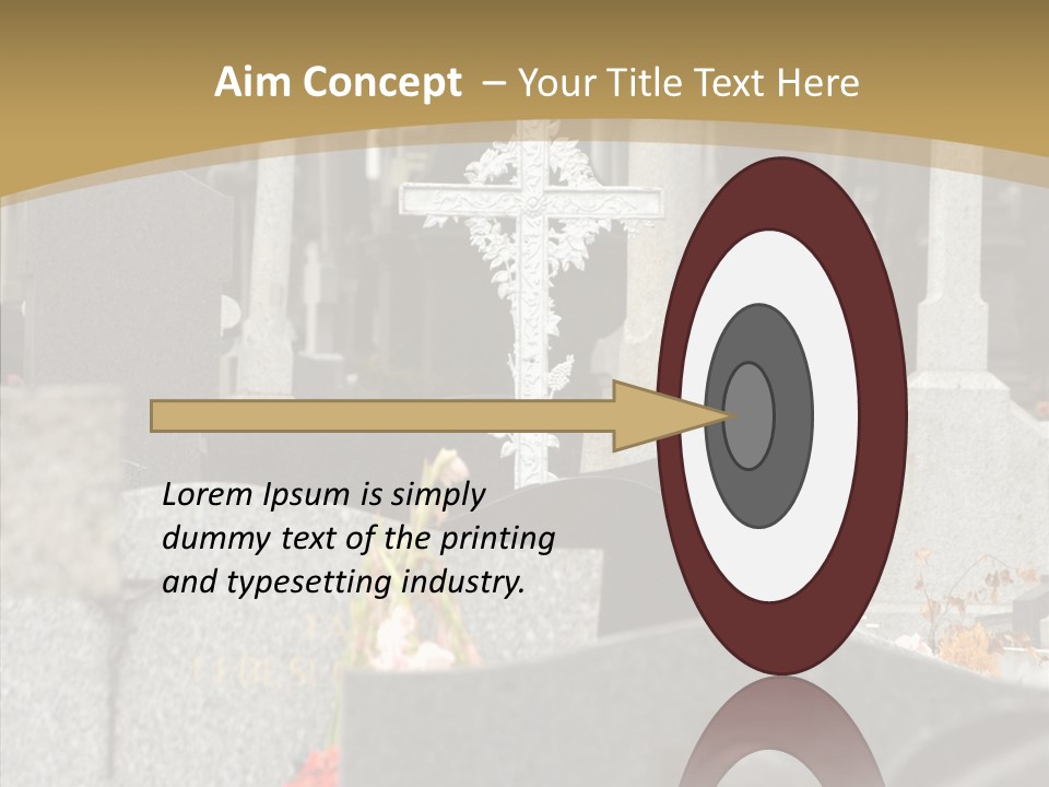 Concession Mortuary Ossuary PowerPoint Template