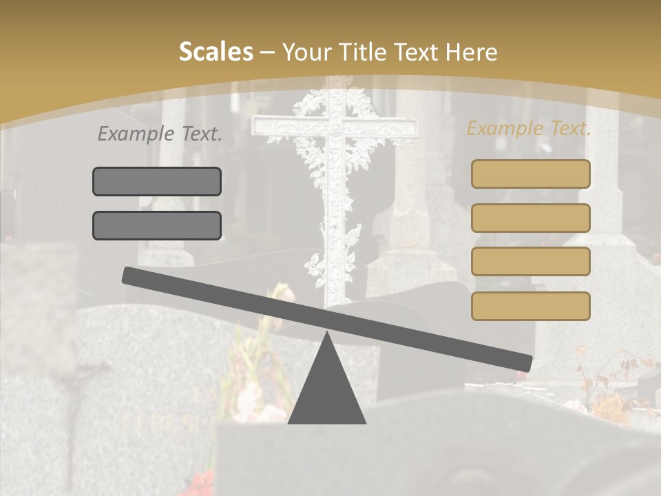 Concession Mortuary Ossuary PowerPoint Template