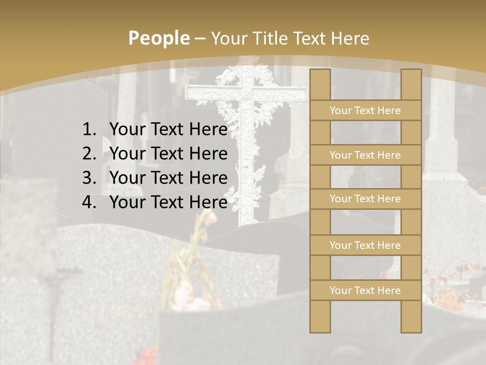 Concession Mortuary Ossuary PowerPoint Template
