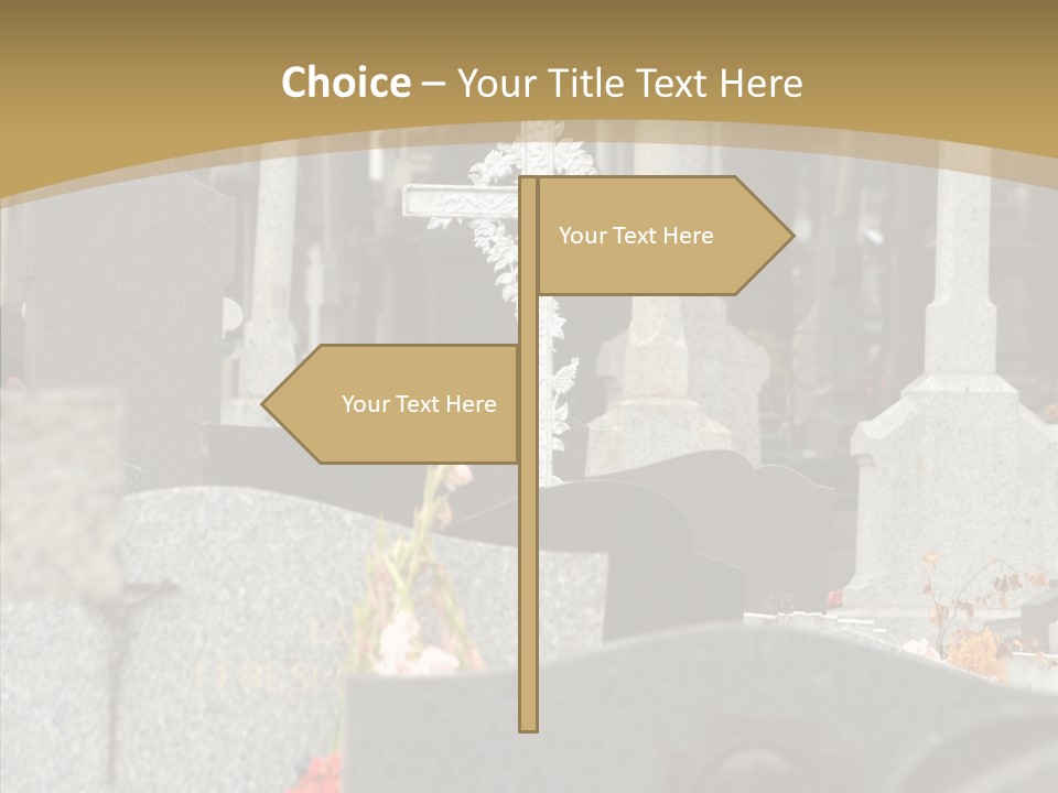 Concession Mortuary Ossuary PowerPoint Template