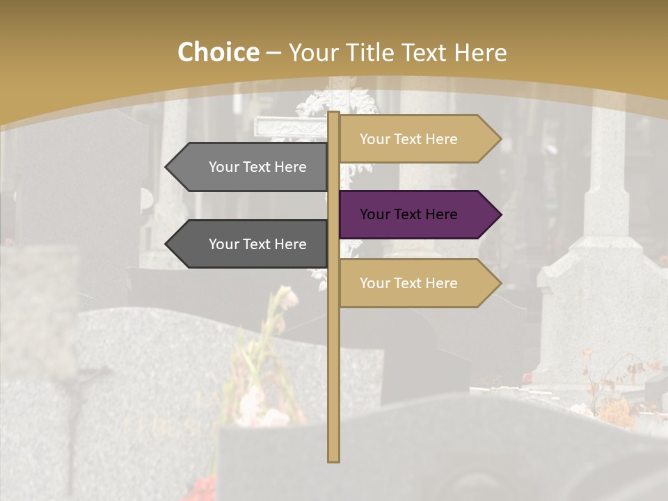 Concession Mortuary Ossuary PowerPoint Template
