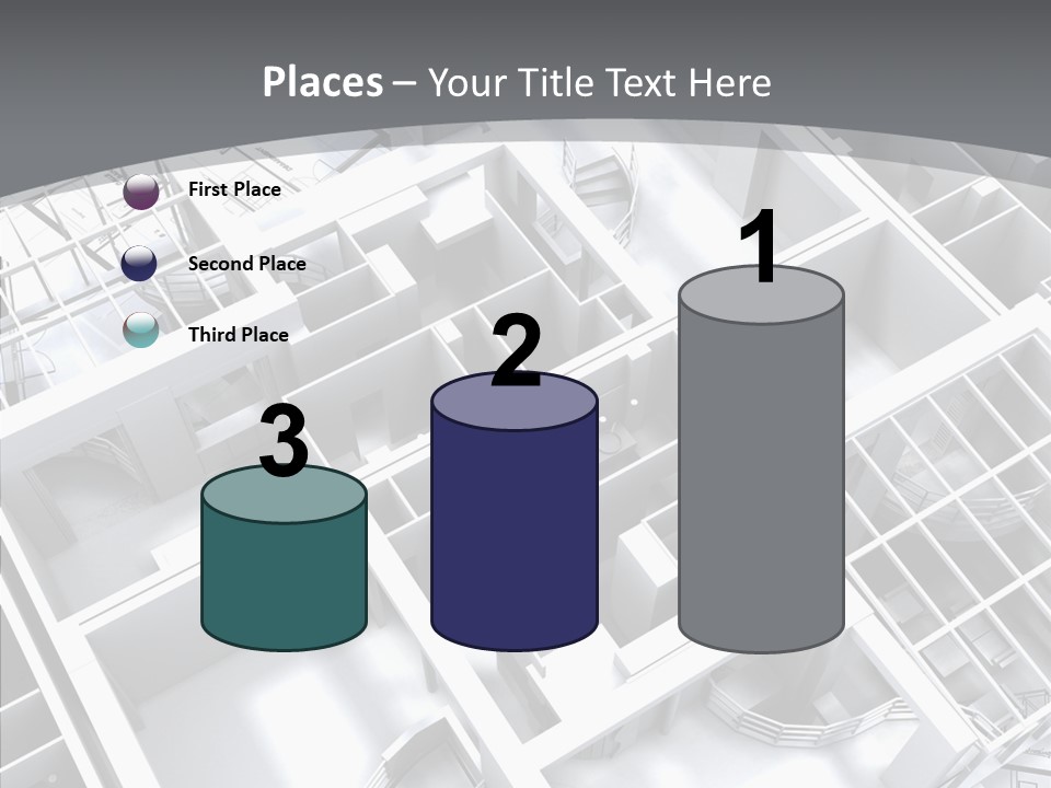 Framework Chalet Map PowerPoint Template