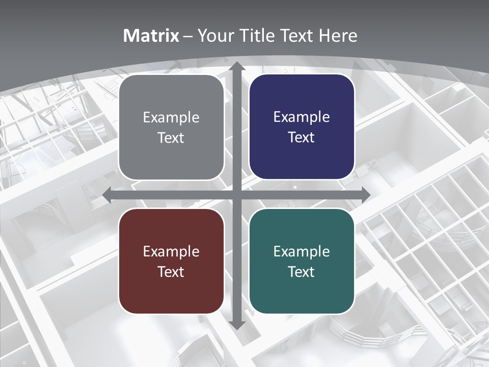 Framework Chalet Map PowerPoint Template
