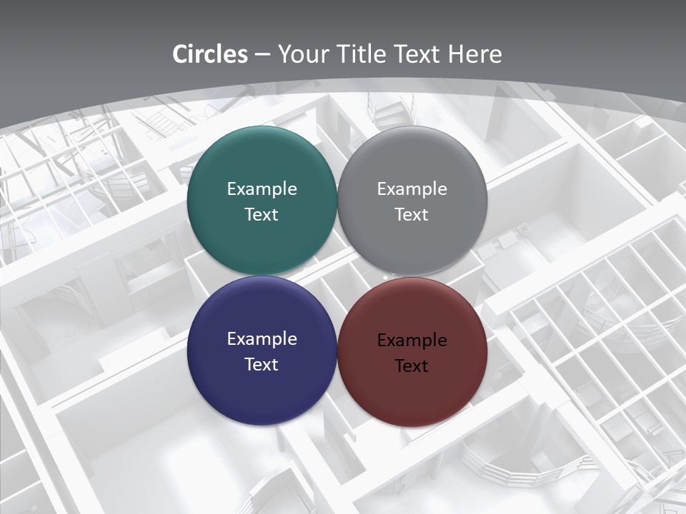 Framework Chalet Map PowerPoint Template