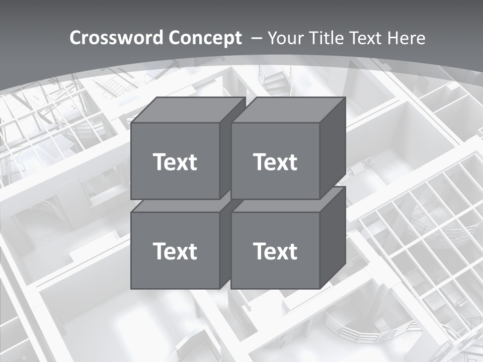 Framework Chalet Map PowerPoint Template