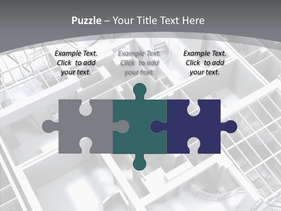 Framework Chalet Map PowerPoint Template