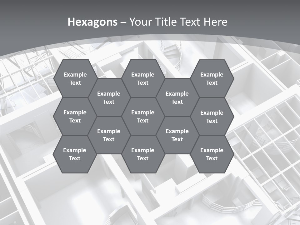 Framework Chalet Map PowerPoint Template