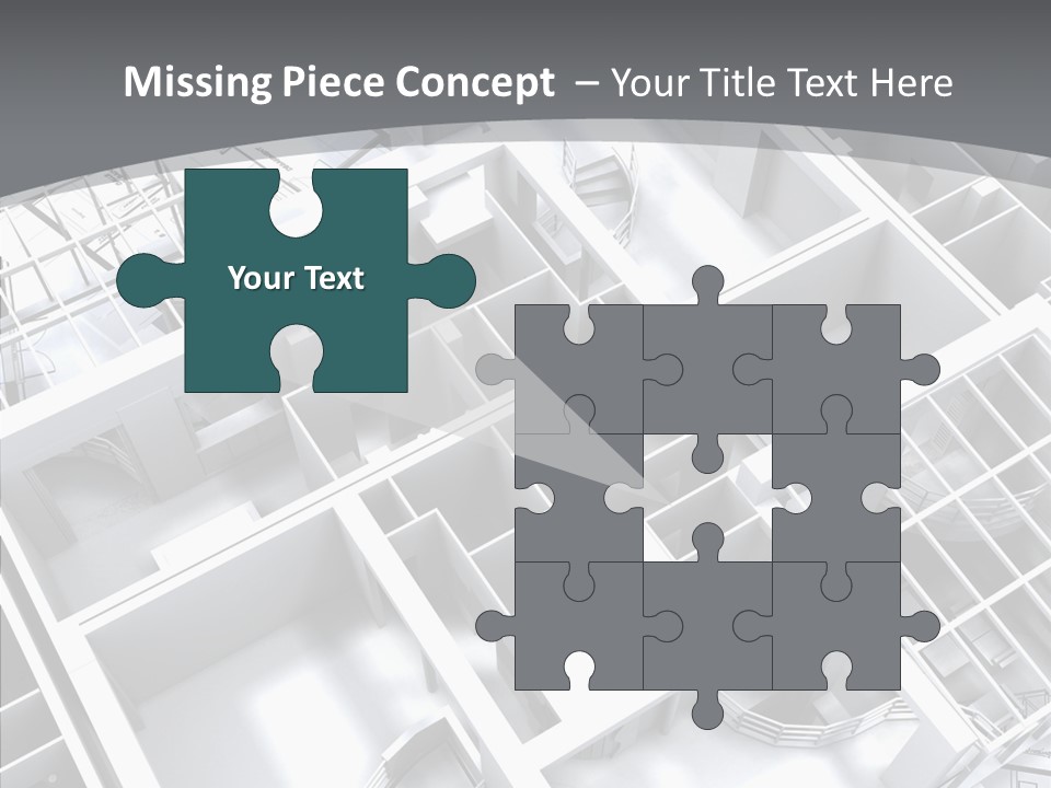 Framework Chalet Map PowerPoint Template
