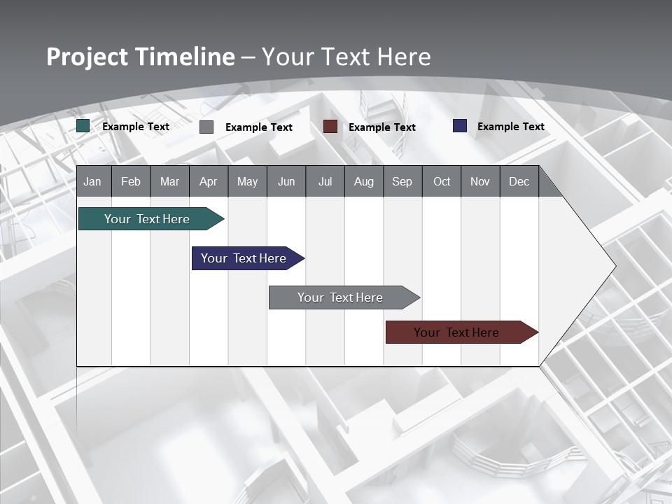 Framework Chalet Map PowerPoint Template