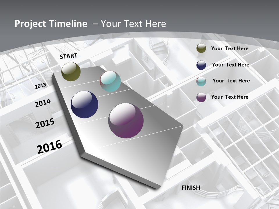 Framework Chalet Map PowerPoint Template