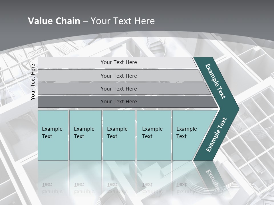 Framework Chalet Map PowerPoint Template