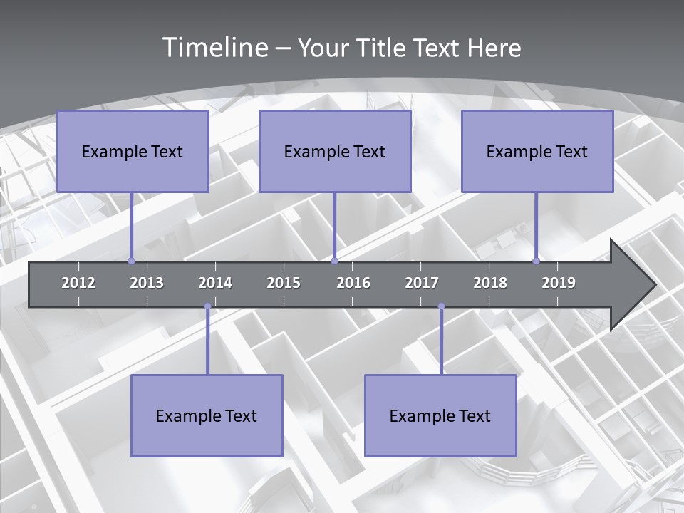 Framework Chalet Map PowerPoint Template