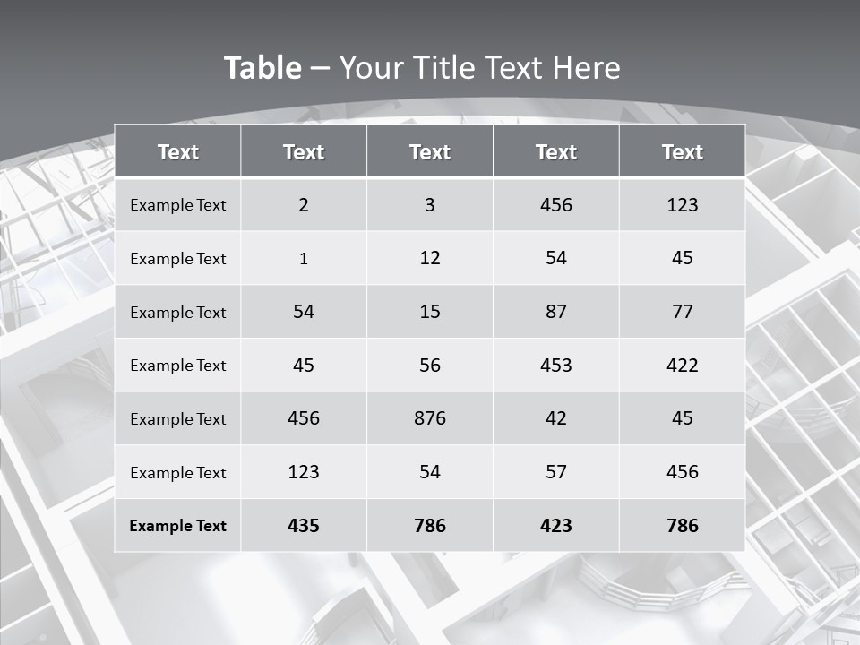Framework Chalet Map PowerPoint Template