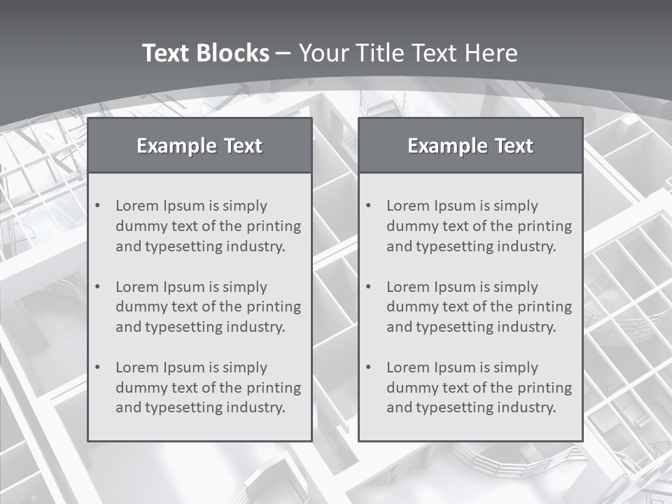 Framework Chalet Map PowerPoint Template