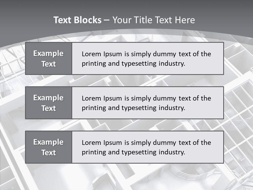 Framework Chalet Map PowerPoint Template