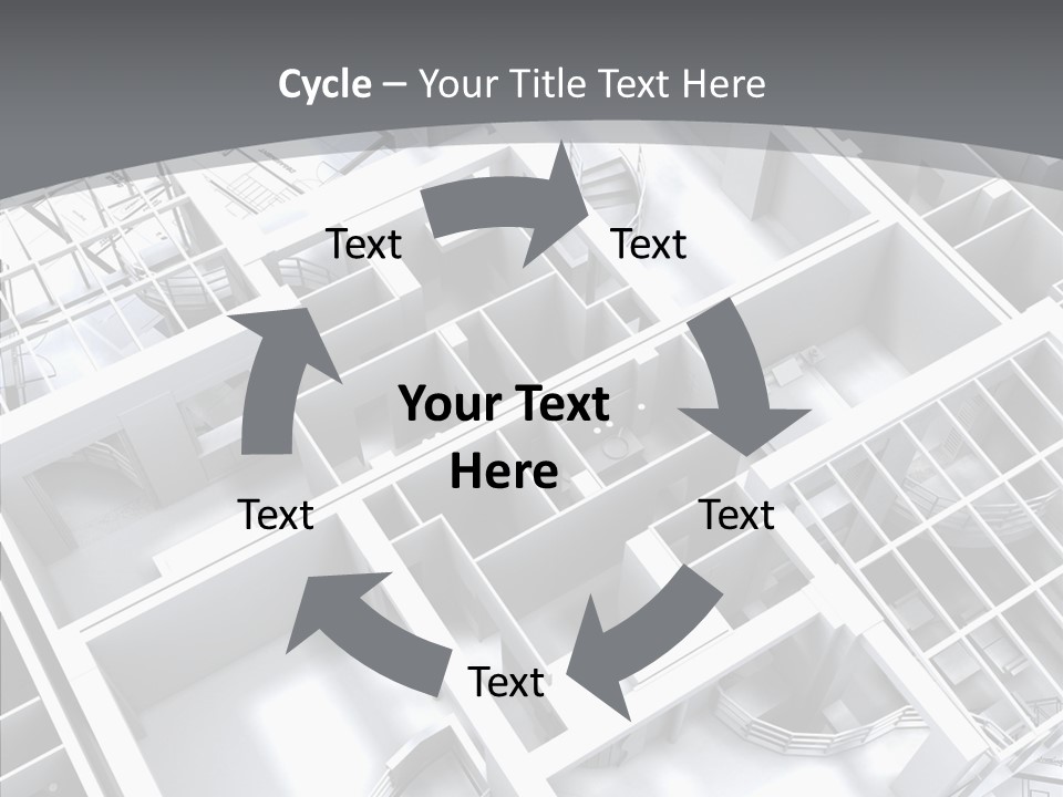 Framework Chalet Map PowerPoint Template