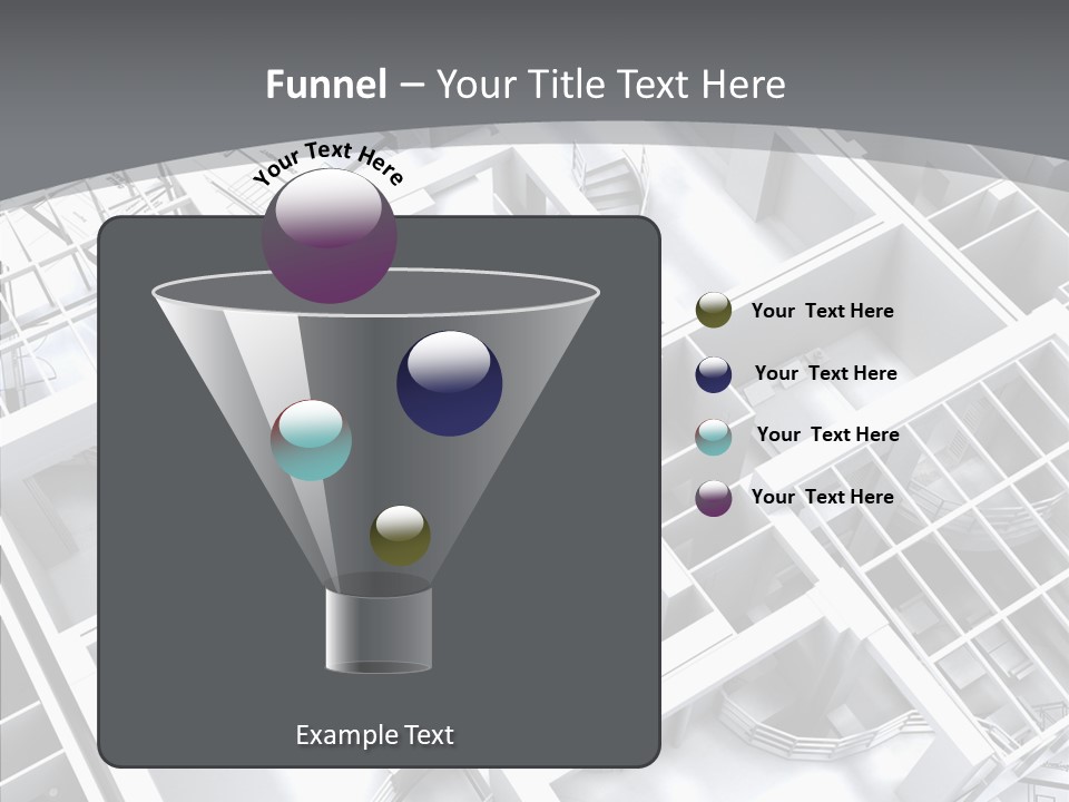 Framework Chalet Map PowerPoint Template