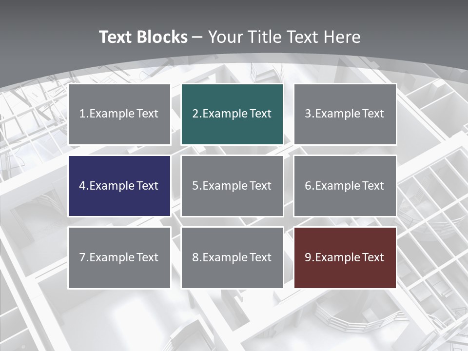 Framework Chalet Map PowerPoint Template