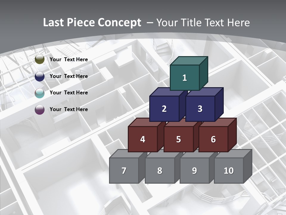 Framework Chalet Map PowerPoint Template