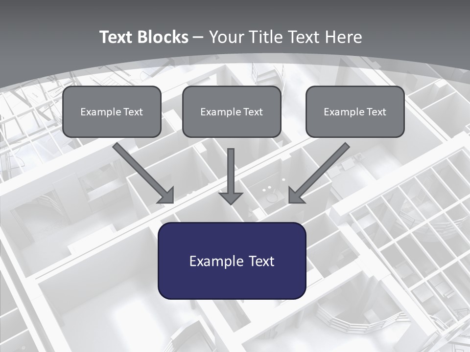 Framework Chalet Map PowerPoint Template