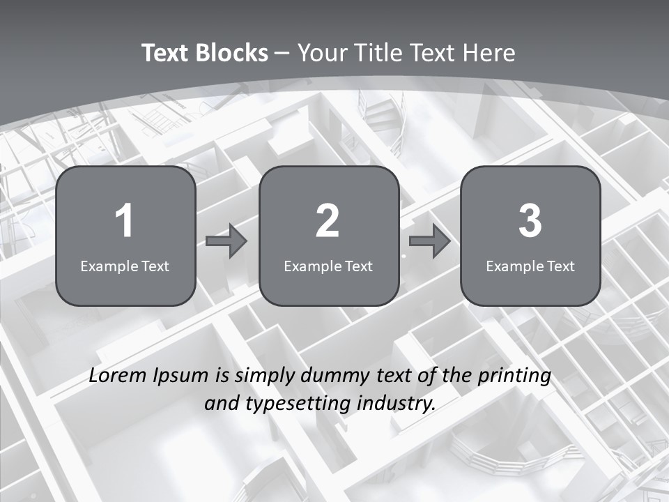 Framework Chalet Map PowerPoint Template