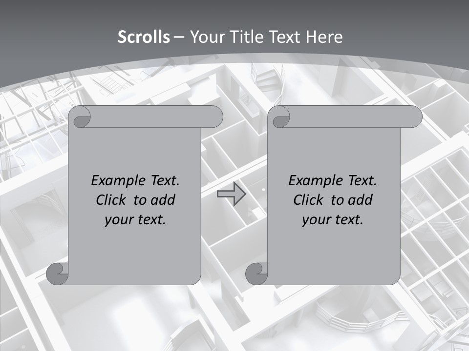 Framework Chalet Map PowerPoint Template
