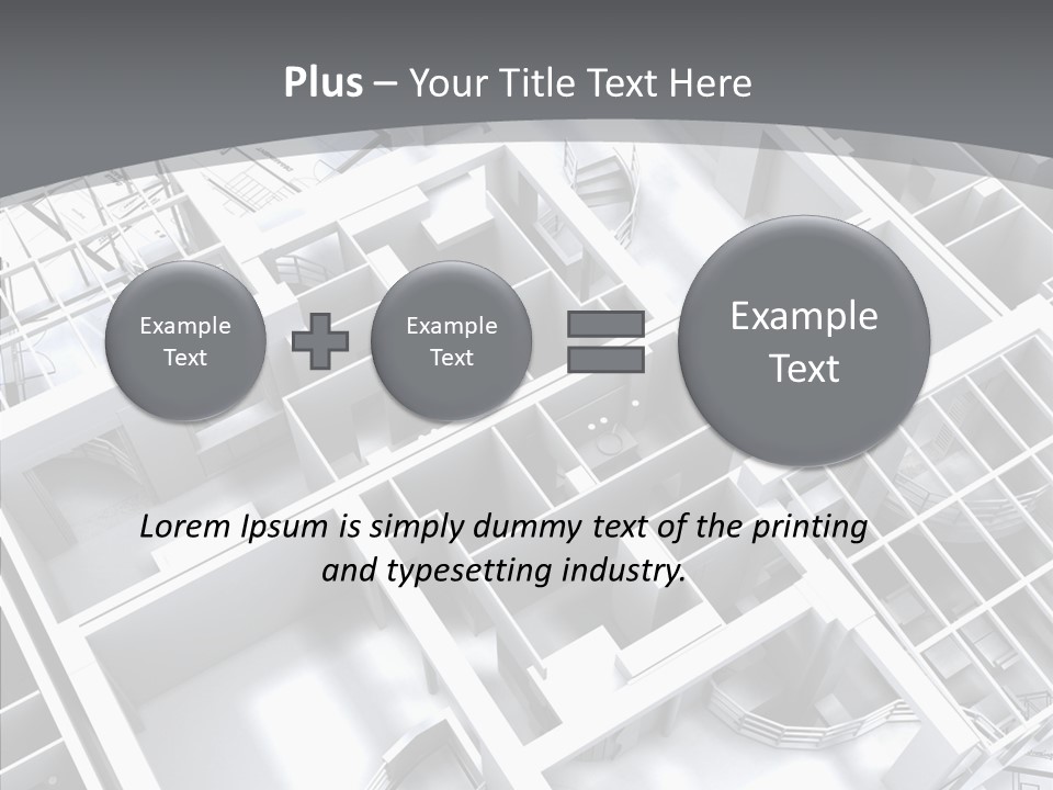 Framework Chalet Map PowerPoint Template