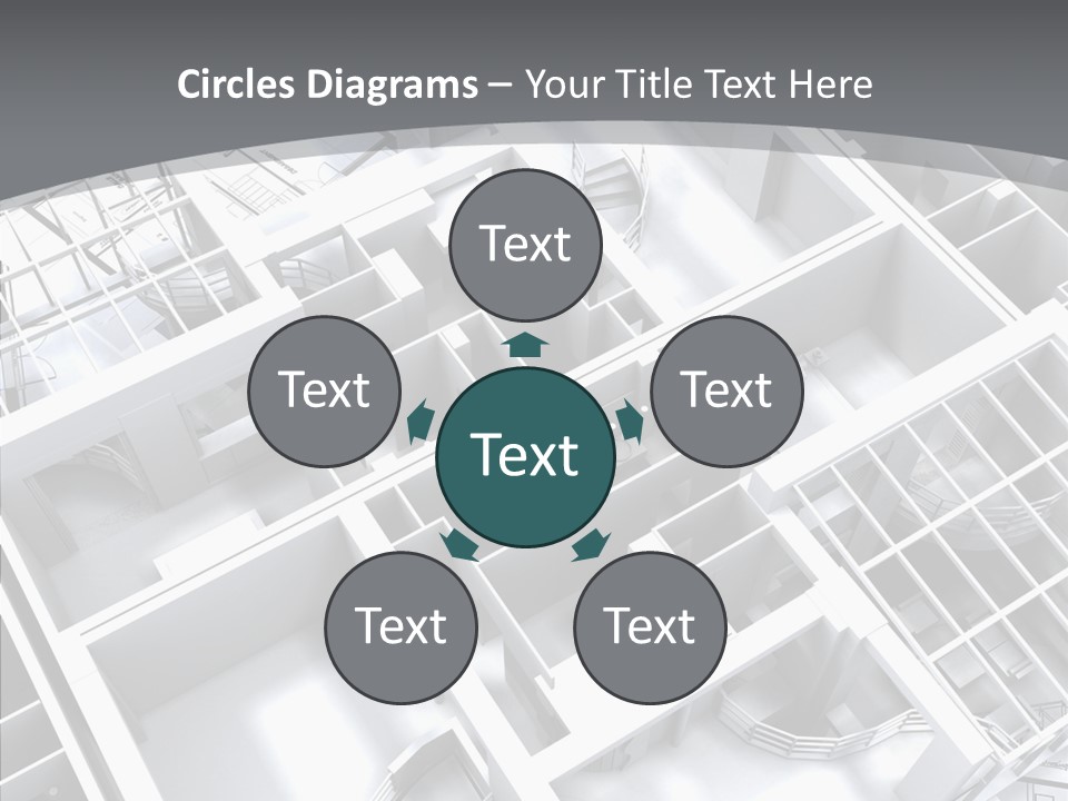 Framework Chalet Map PowerPoint Template