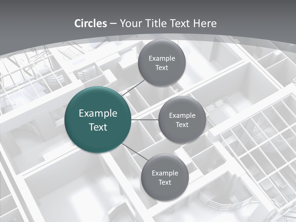 Framework Chalet Map PowerPoint Template