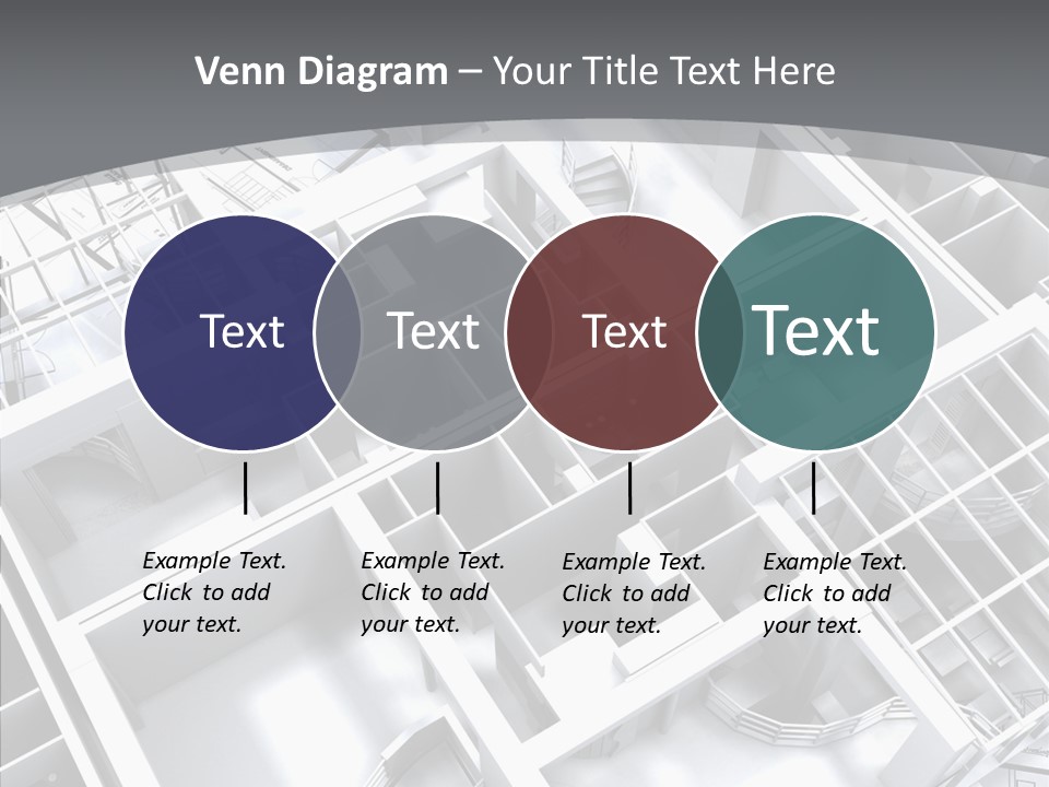 Framework Chalet Map PowerPoint Template