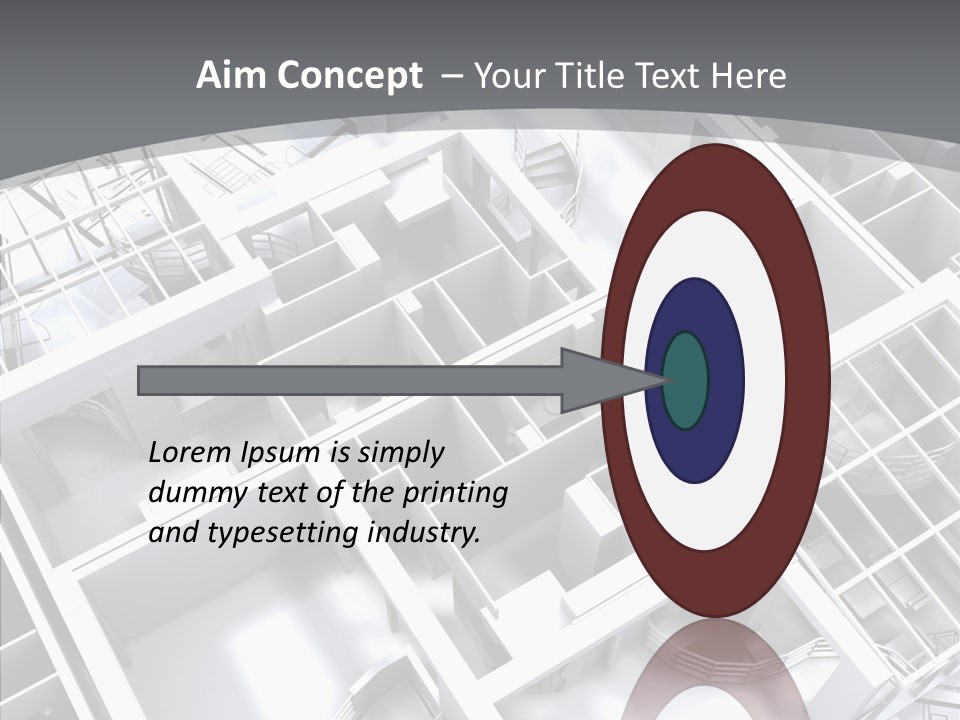 Framework Chalet Map PowerPoint Template