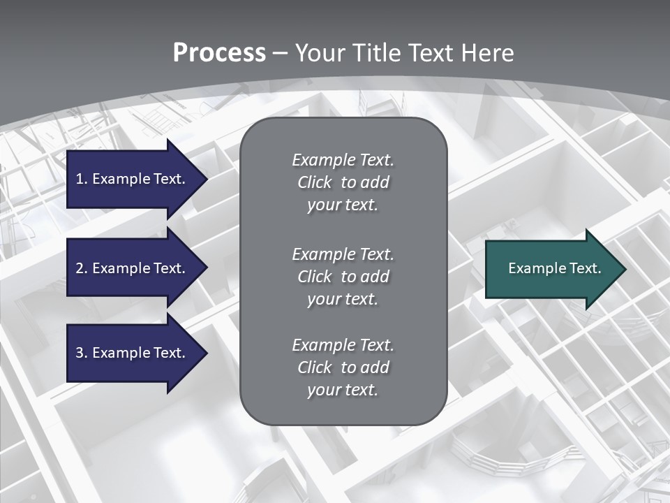 Framework Chalet Map PowerPoint Template
