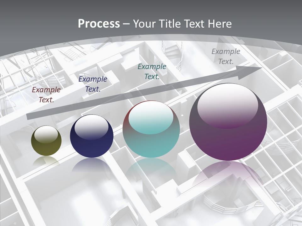 Framework Chalet Map PowerPoint Template