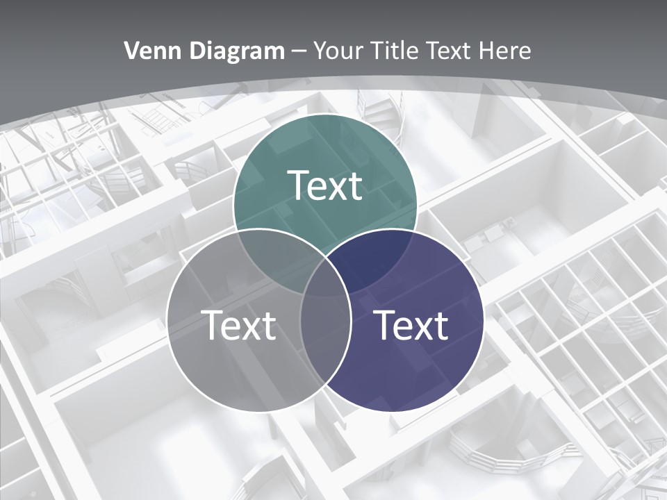 Framework Chalet Map PowerPoint Template