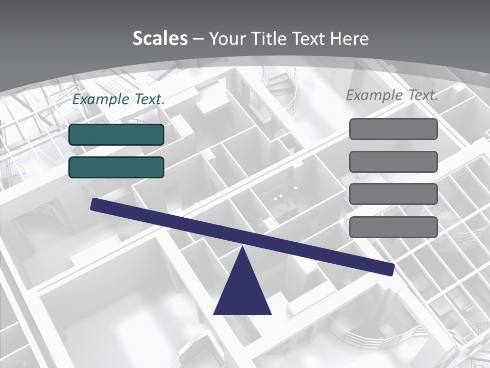 Framework Chalet Map PowerPoint Template