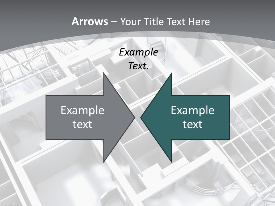 Framework Chalet Map PowerPoint Template