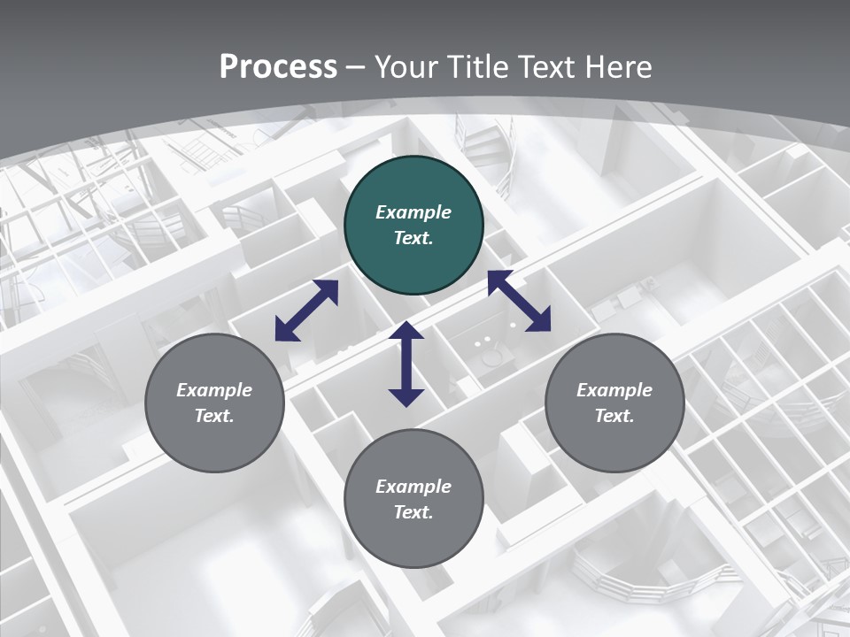 Framework Chalet Map PowerPoint Template