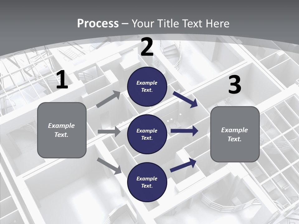 Framework Chalet Map PowerPoint Template