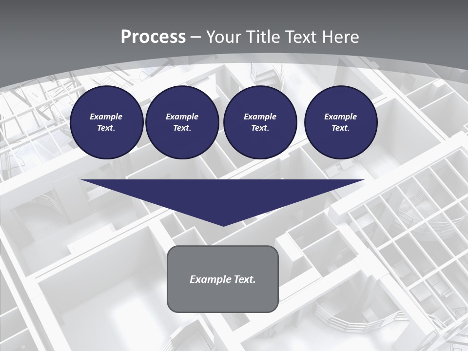 Framework Chalet Map PowerPoint Template