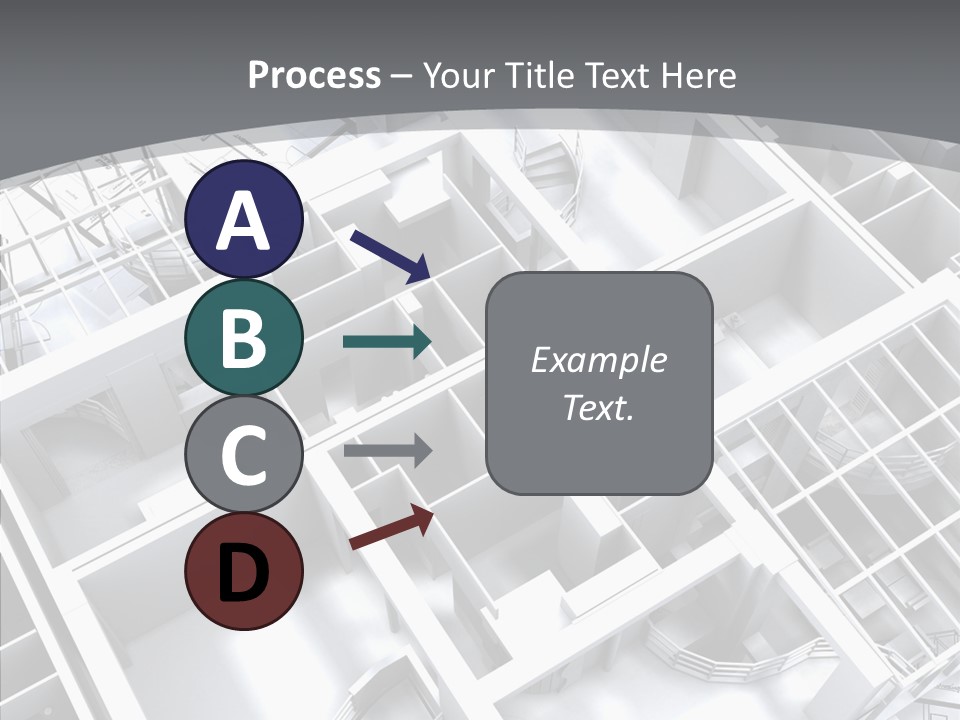 Framework Chalet Map PowerPoint Template