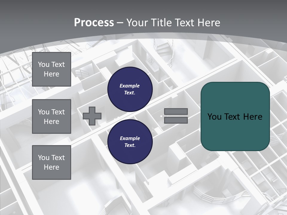Framework Chalet Map PowerPoint Template