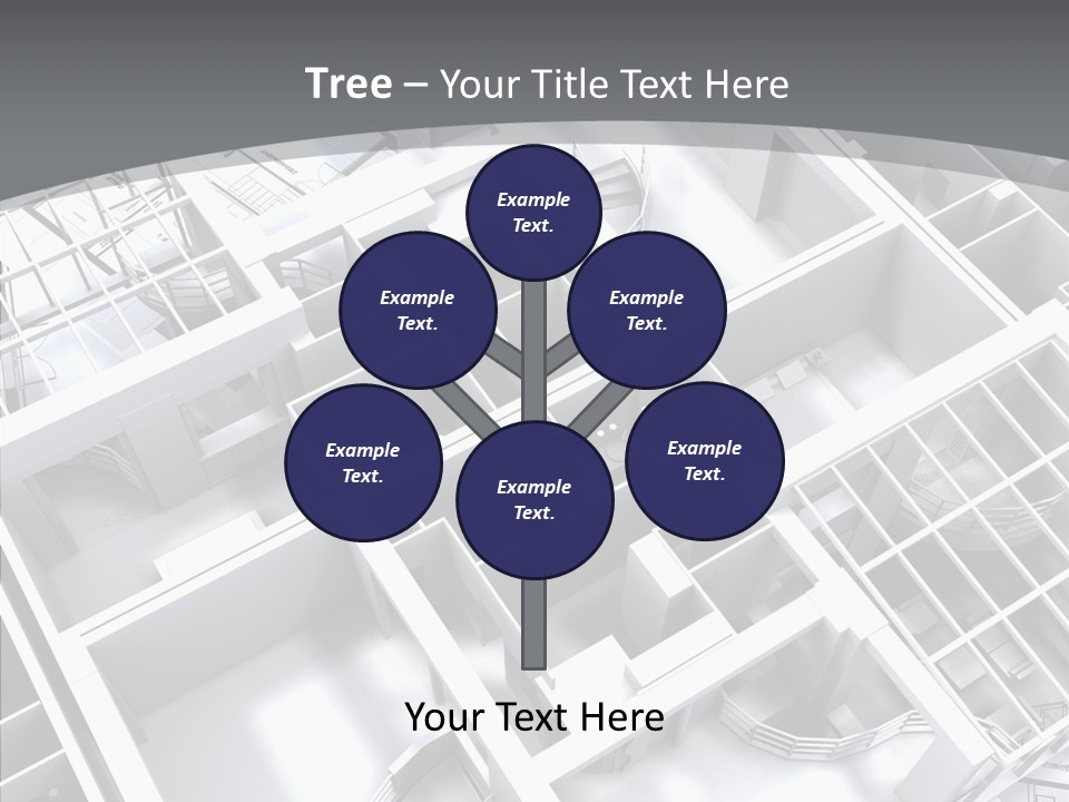 Framework Chalet Map PowerPoint Template